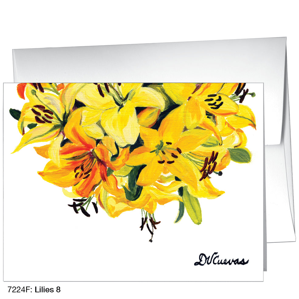 Lilies 8, Greeting Card (7224F)