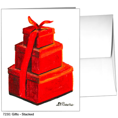 Gifts - Stacked, Greeting Card (7230)