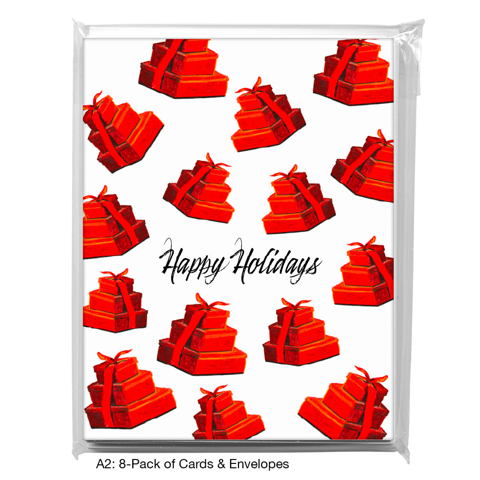 Gifts - Stacked, Greeting Card (7230C)