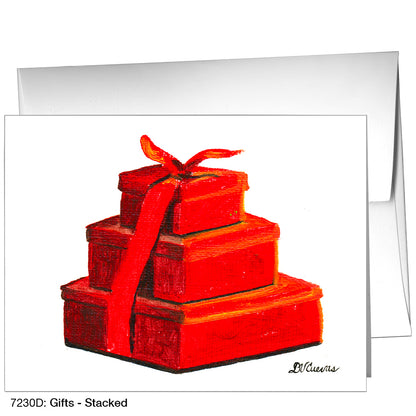Gifts - Stacked, Greeting Card (7230D)