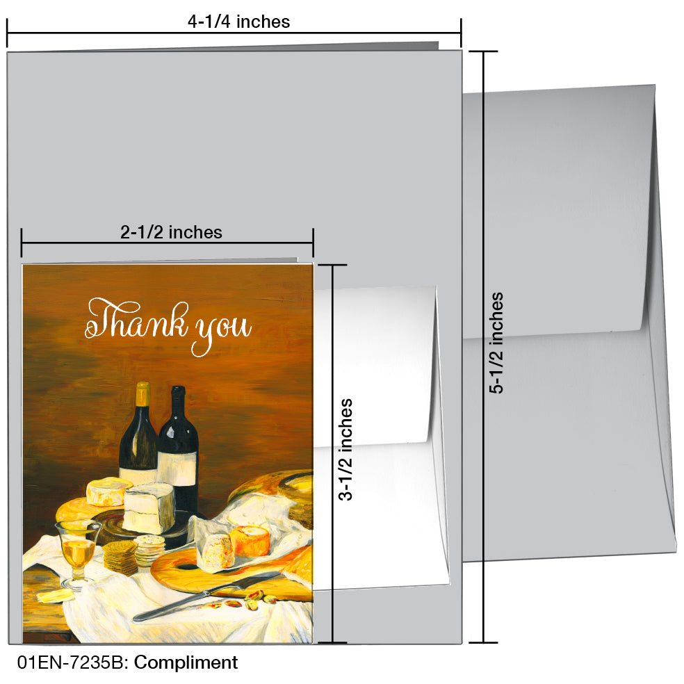 Compliment, Greeting Card (7235B)