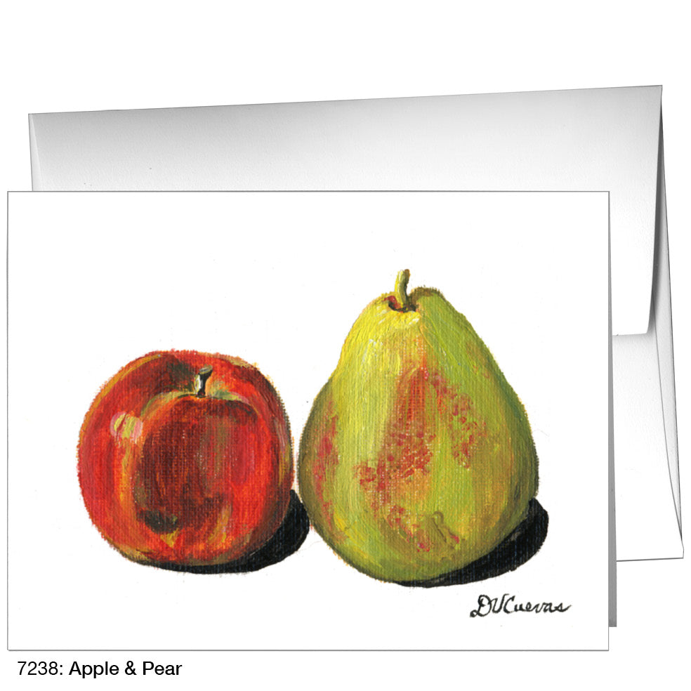 Apple & Pear, Greeting Card (7238)