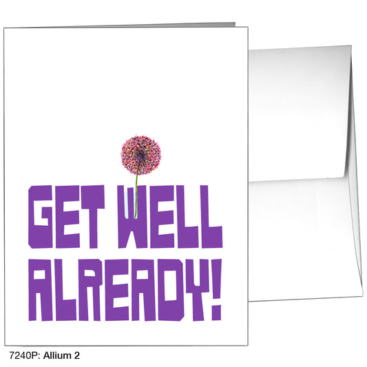 Allium 2, Greeting Card (7240P)