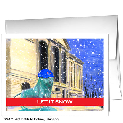 Art Institute Patina, Chicago, Greeting Card (7241M)