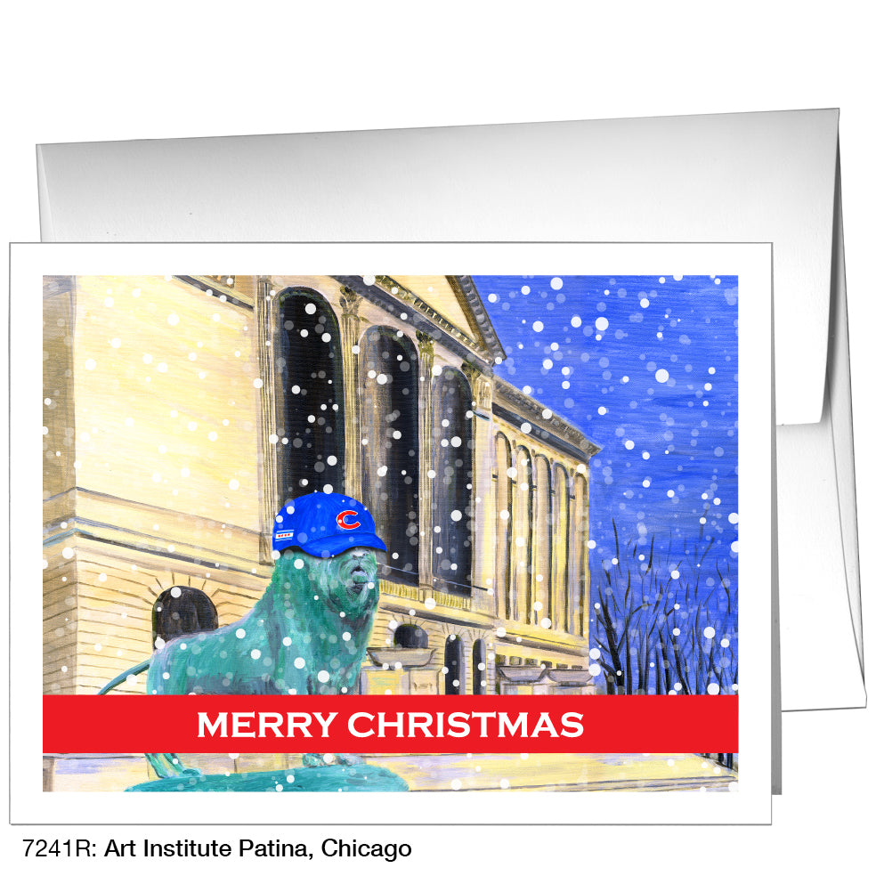 Art Institute Patina, Chicago, Greeting Card (7241R)