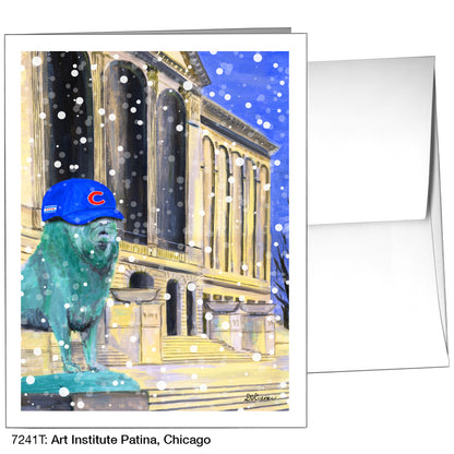 Art Institute Patina, Chicago, Greeting Card (7241T)