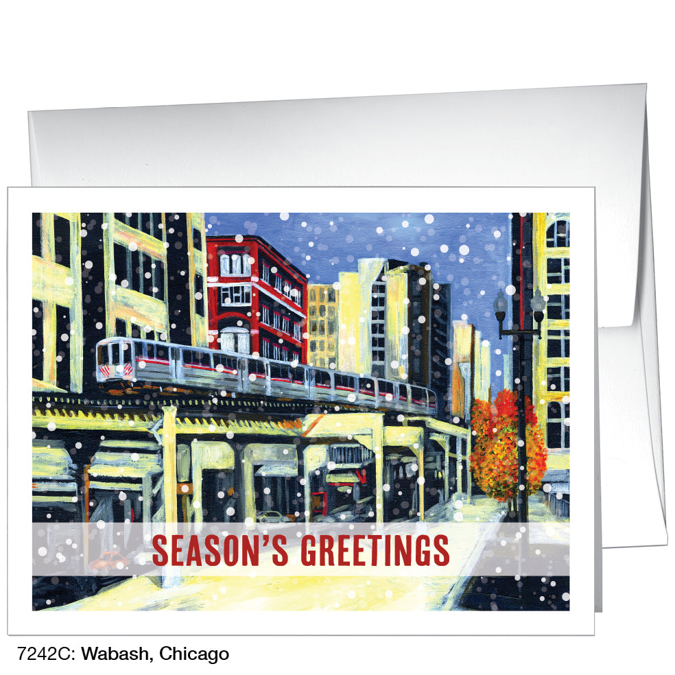 Wabash, Chicago, Greeting Card (7242C)