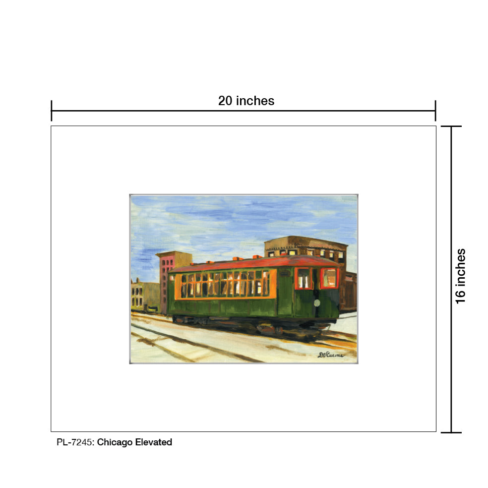 Chicago Elevated, Print (#7245)