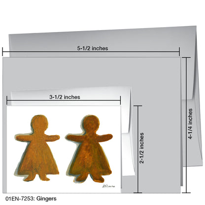 Gingers, Greeting Card (7253)