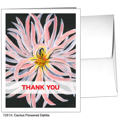 Cactus Flowered Dahlia, Greeting Card (7261A)
