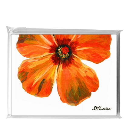 Chinese Hibiscus Bloomed, Greeting Card (7263F)