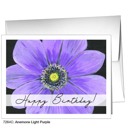 Anemone Light Purple, Greeting Card (7264C)