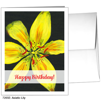 Asiatic Lily, Greeting Card (7265E)