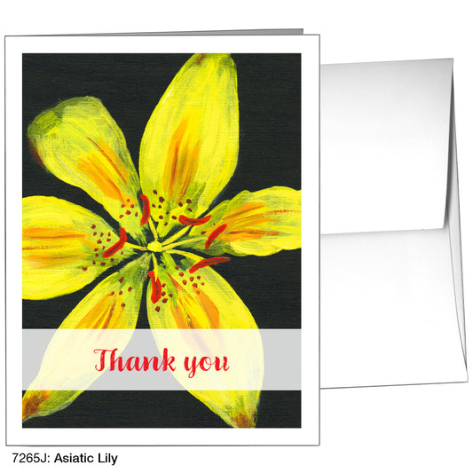 Asiatic Lily, Greeting Card (7265J)
