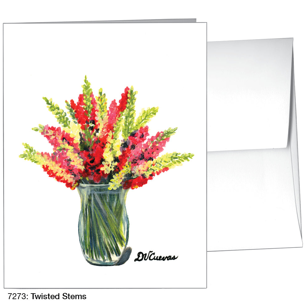 Twisted Stems, Greeting Card (7273)