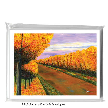 Tree Lined, Greeting Card (7277)