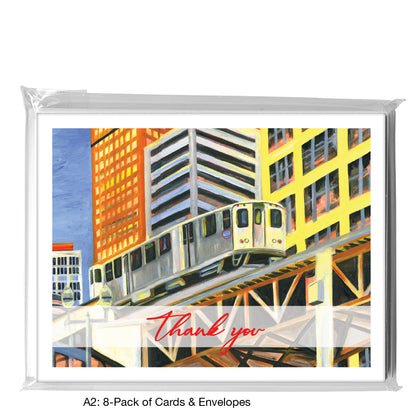 Next Stop, Chicago, Greeting Card (7279B)