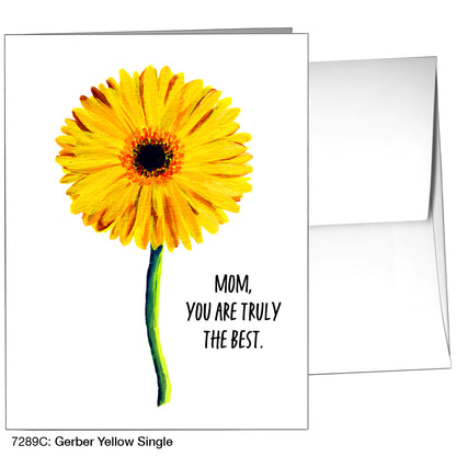 Gerber Yellow Single, Greeting Card (7289C)
