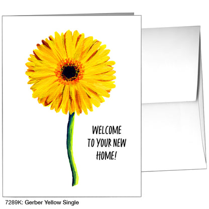 Gerber Yellow Single, Greeting Card (7289K)