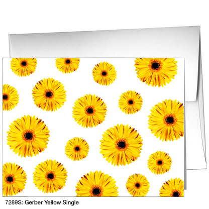 Gerber Yellow Single, Greeting Card (7289S)