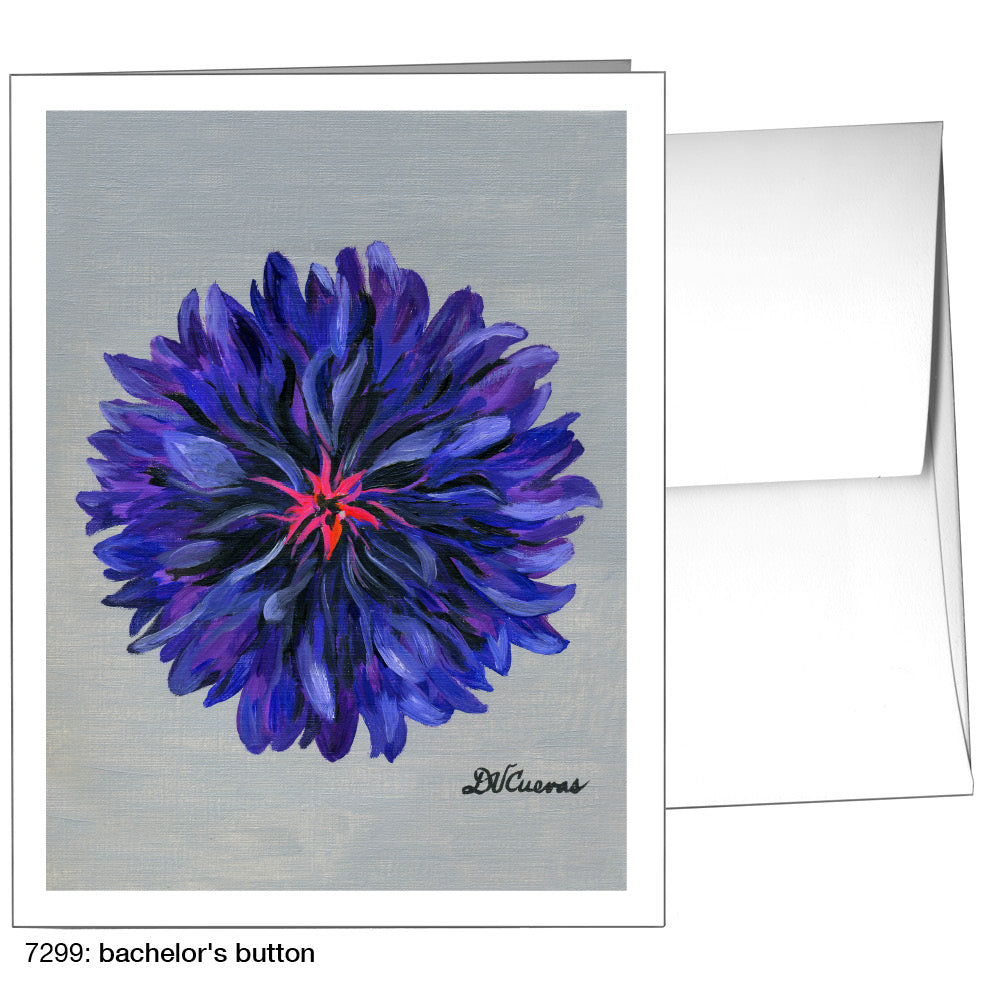 Bachelor's Button, Greeting Card (7299)