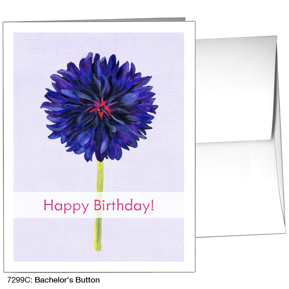 Bachelor's Button, Greeting Card (7299C)