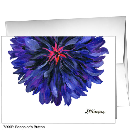 Bachelor's Button, Greeting Card (7299F)