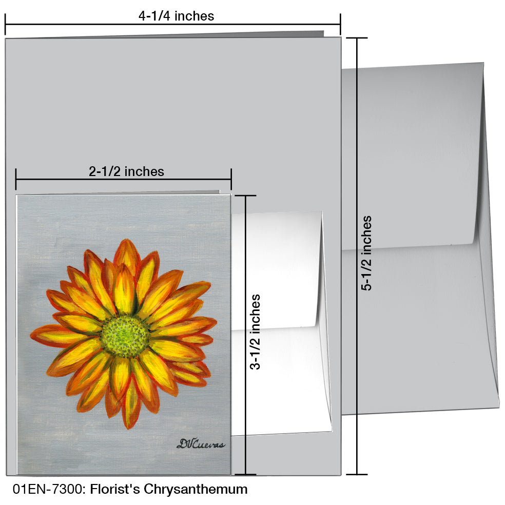 Florist's Chrysanthemum, Greeting Card (7300)
