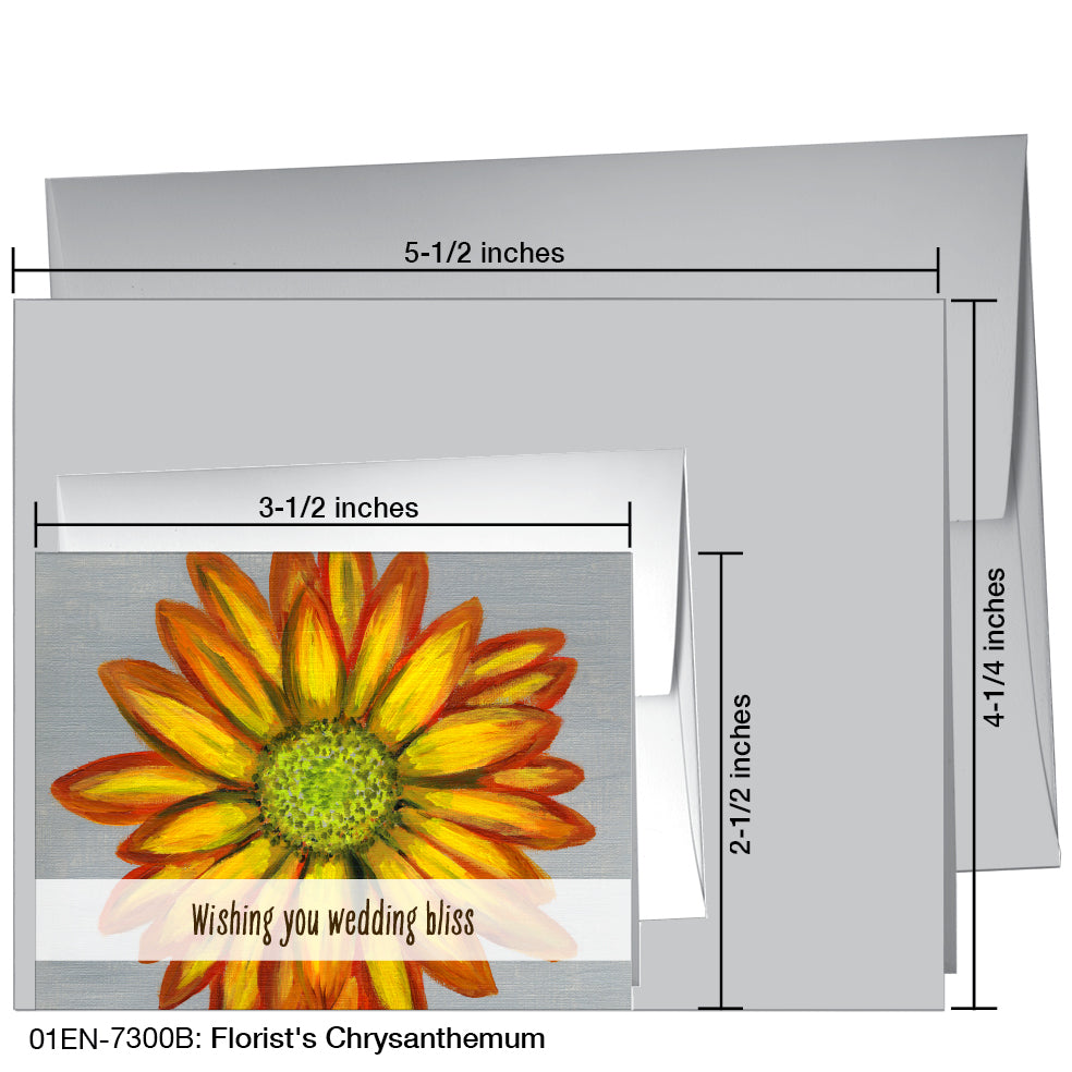 Florist's Chrysanthemum, Greeting Card (7300B)