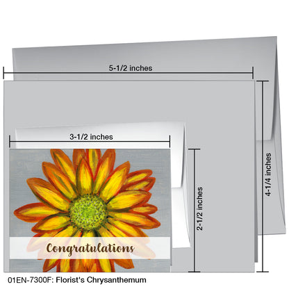 Florist's Chrysanthemum, Greeting Card (7300F)