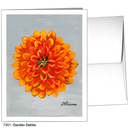 Garden Dahlia, Greeting Card (7301)