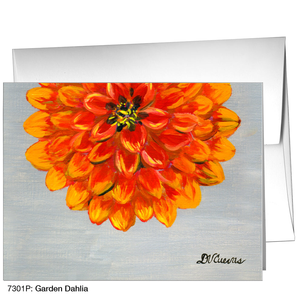 Garden Dahlia, Greeting Card (7301P)