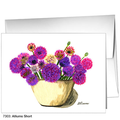 Alliums Short, Greeting Card (7303)