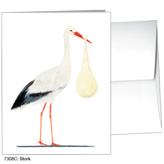 Stork, Greeting Card (7308C)
