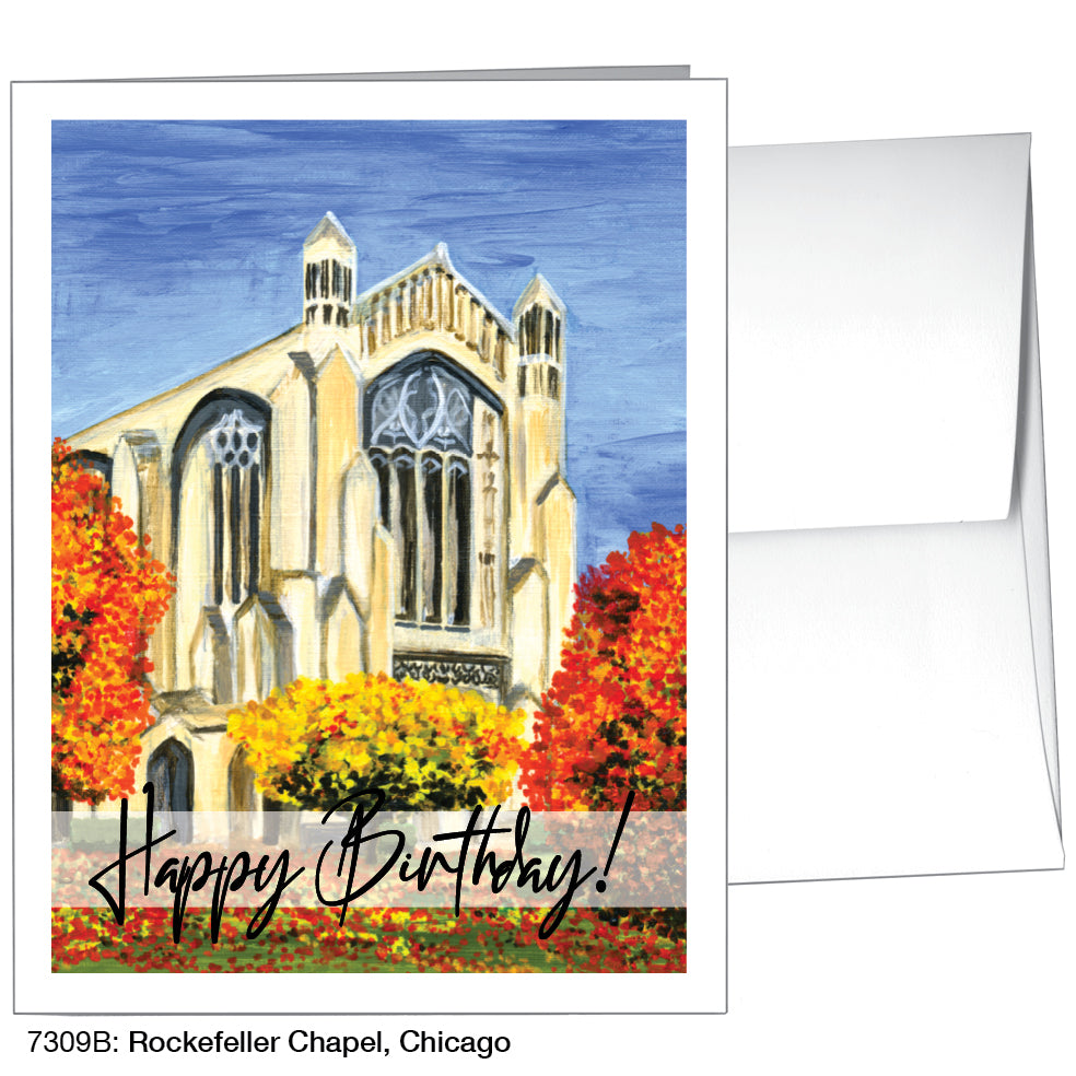 Rockefeller Chapel, Chicago, Greeting Card (7309B)