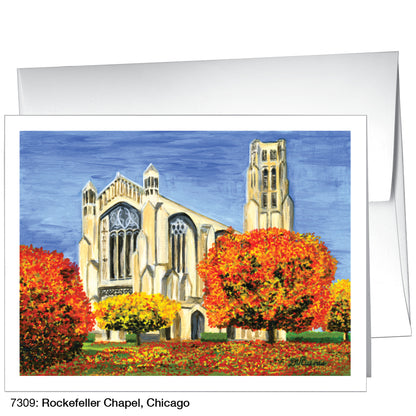 Rockefeller Chapel, Chicago, Greeting Card (7309)