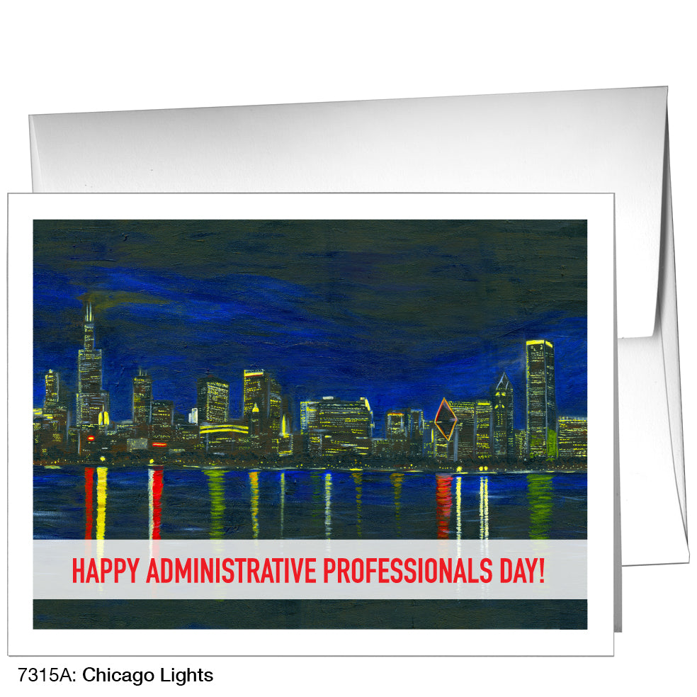 Chicago Lights, Greeting Card (7315A)