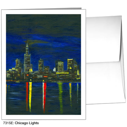 Chicago Lights, Greeting Card (7315E)