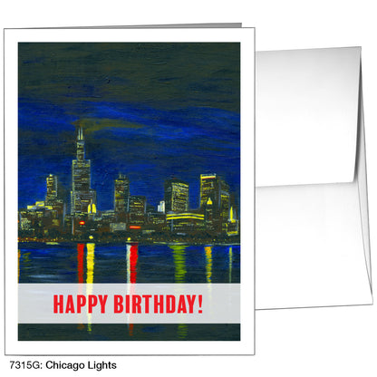 Chicago Lights, Greeting Card (7315G)
