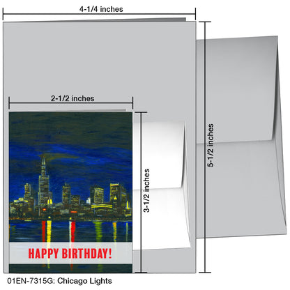 Chicago Lights, Greeting Card (7315G)