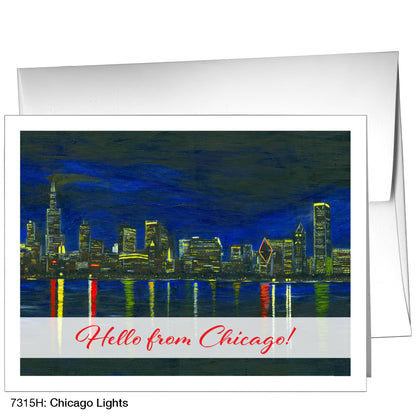Chicago Lights, Greeting Card (7315H)