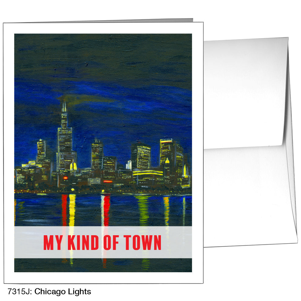 Chicago Lights, Greeting Card (7315J)
