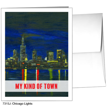 Chicago Lights, Greeting Card (7315J)