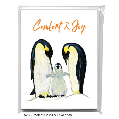 Penguins, Greeting Card (7316A)