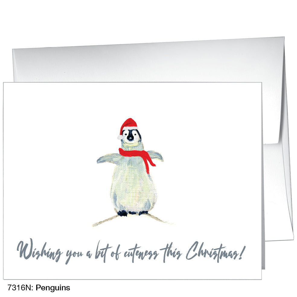 Penguins, Greeting Card (7316N)