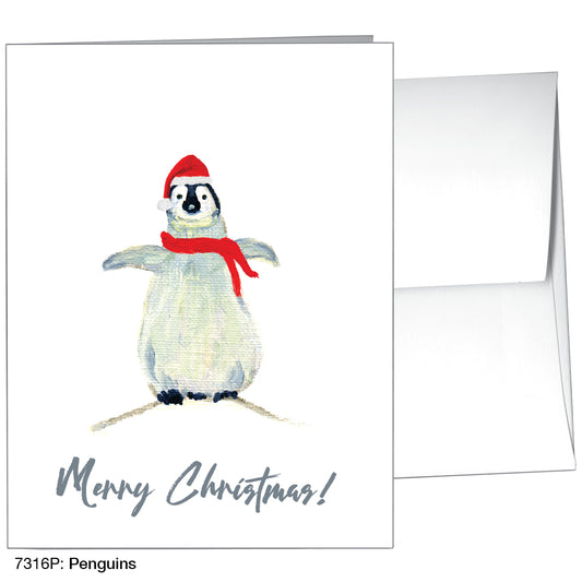 Penguins, Greeting Card (7316P)