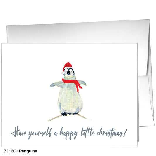Penguins, Greeting Card (7316Q)