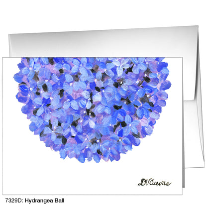 Hydrangea Ball, Greeting Card (7329D)