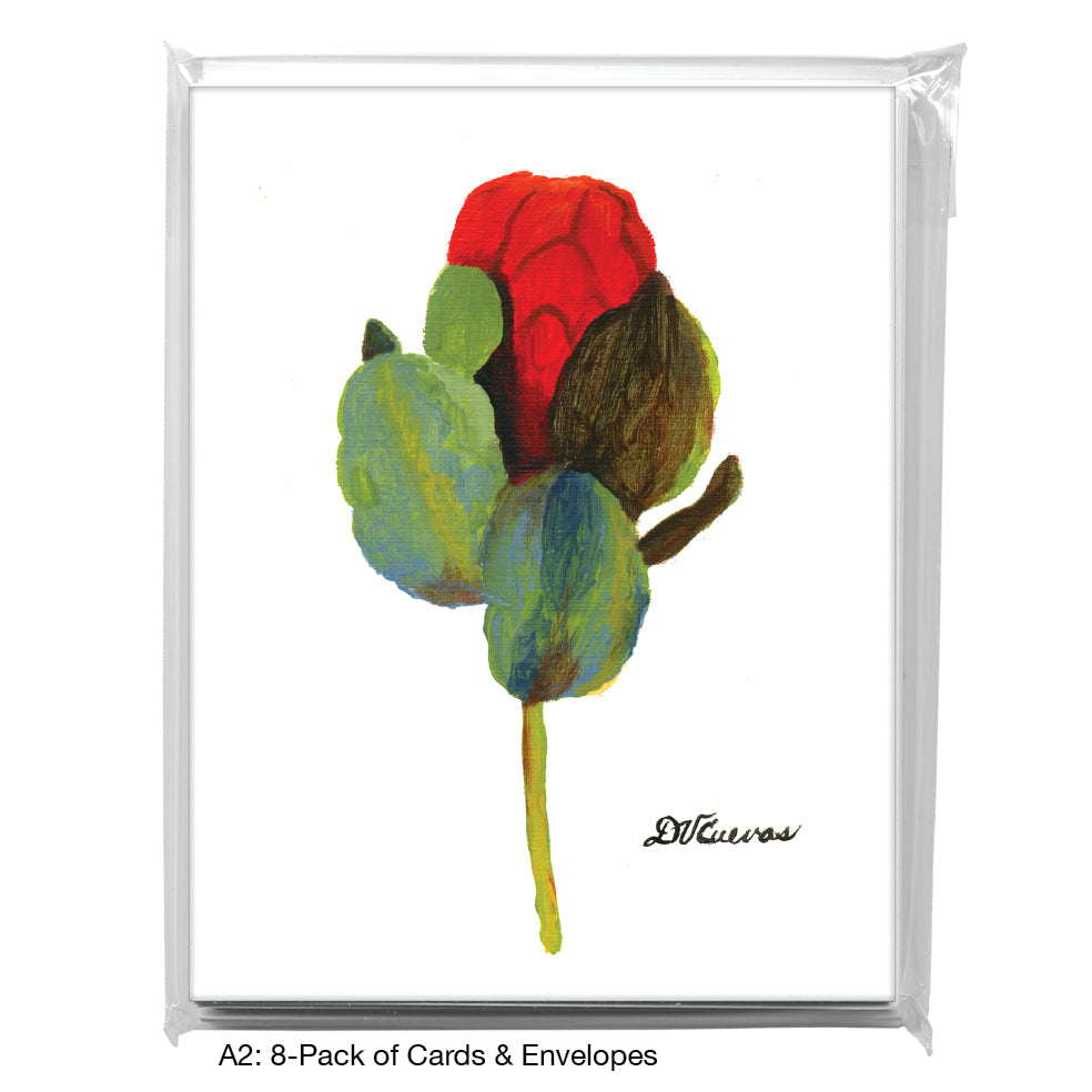 Protea Nerifolia, Greeting Card (7338)