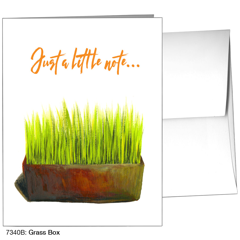 Grass Box, Greeting Card (7340B)